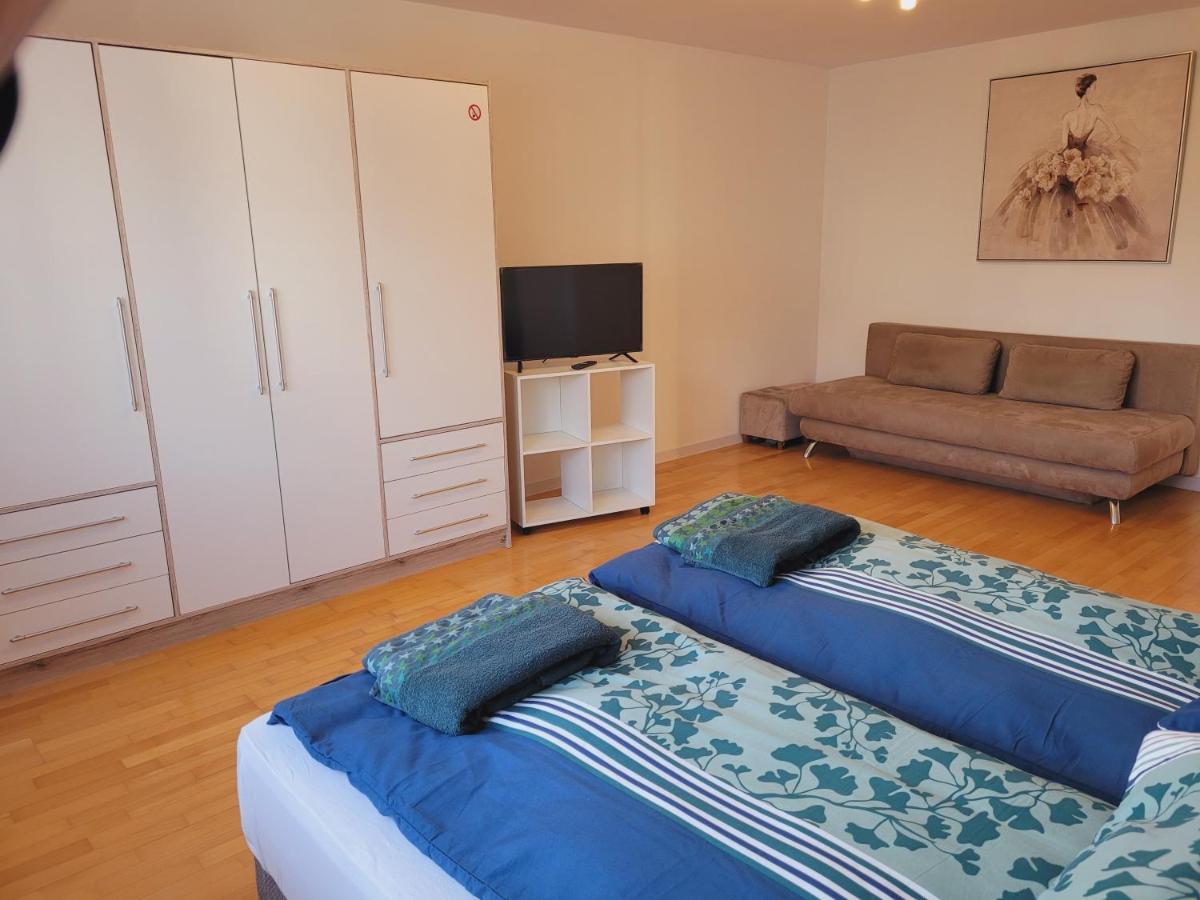 Ferienwohnung Anna Oftersheim Schwetzingen Hockenheim 3 Zimmer Mit Balkon מראה חיצוני תמונה